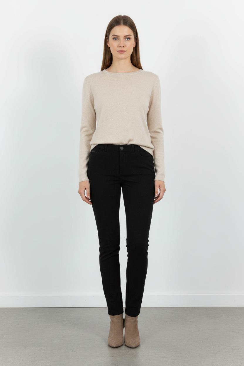 Pantalon Noir - Taille L/40 de la marque Caroll | PARAD27799 - Vendu par Paradigme - Image 1
