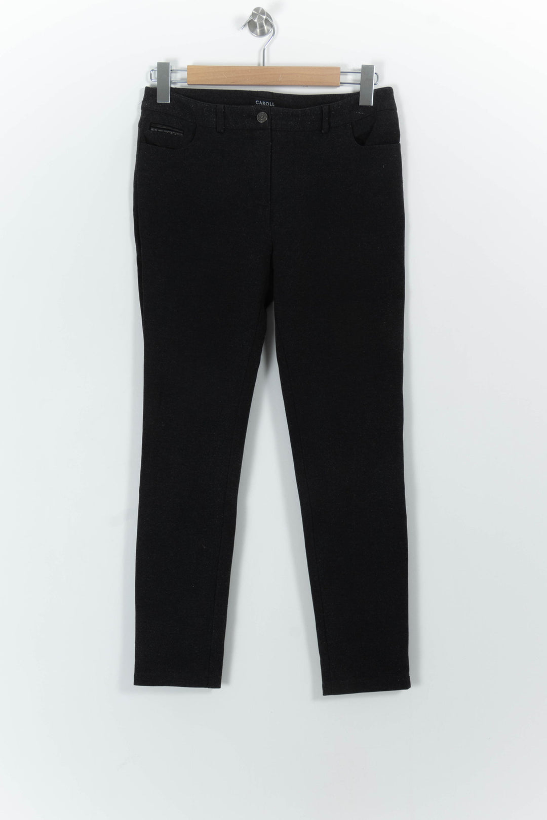 Pantalon Noir - Taille L/40 de la marque Caroll | PARAD27799 - Vendu par Paradigme - Image 2