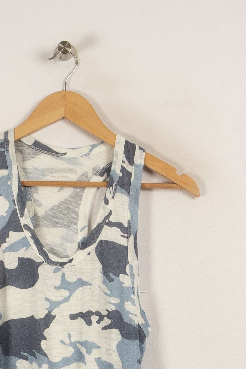 Débardeur bleu militaire de la marque Zadig&Voltaire | PARAD27805 - Vendu par Paradigme - Image 1