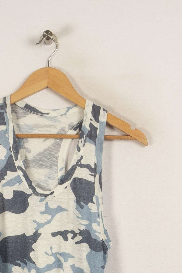 Débardeur bleu militaire de la marque Zadig&Voltaire | PARAD27805 - Vendu par Paradigme - Image 1