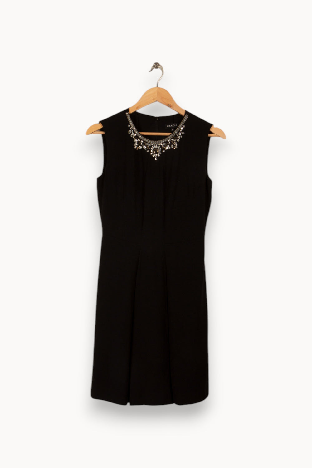 Robe Noir de la marque Caroll | PARAD27829 - Vendu par Paradigme - Image 3