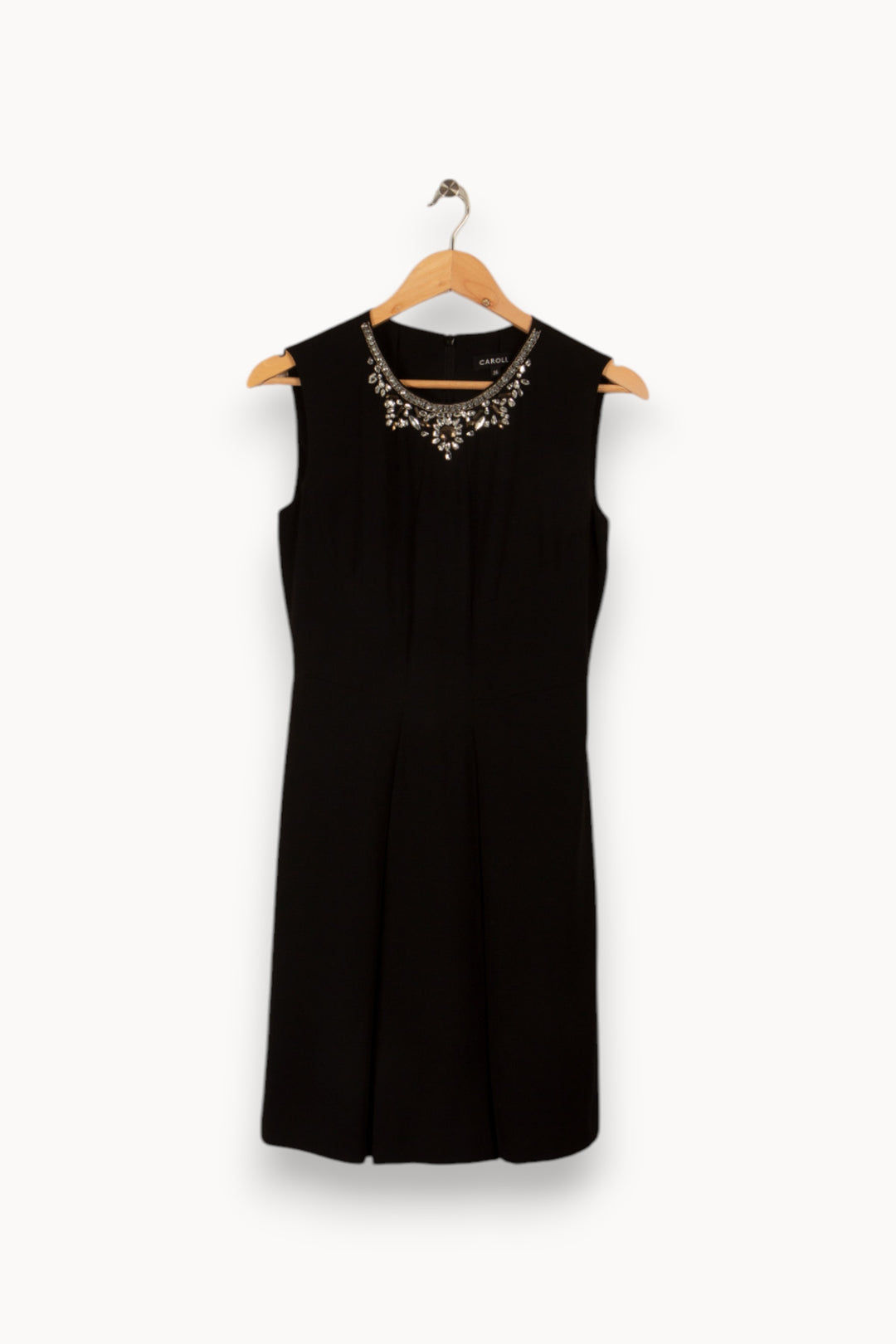 Robe Noir de la marque Caroll | PARAD27829 - Vendu par Paradigme - Image 3