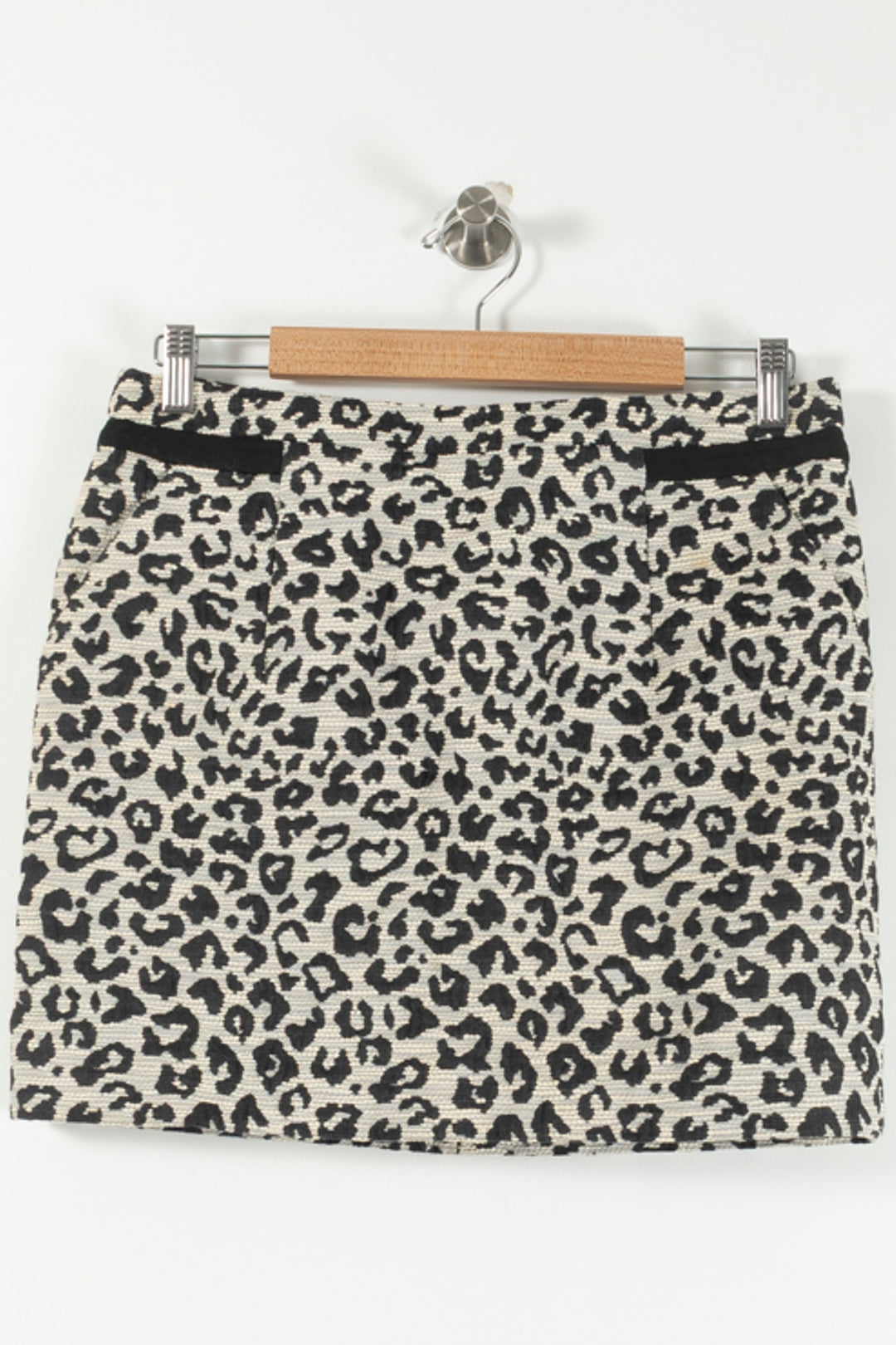 Jupe Courte Beige et Noire - Taille L/40 de la marque Comptoir des Cotonniers | PARAD27837 - Vendu par Paradigme - Image 2