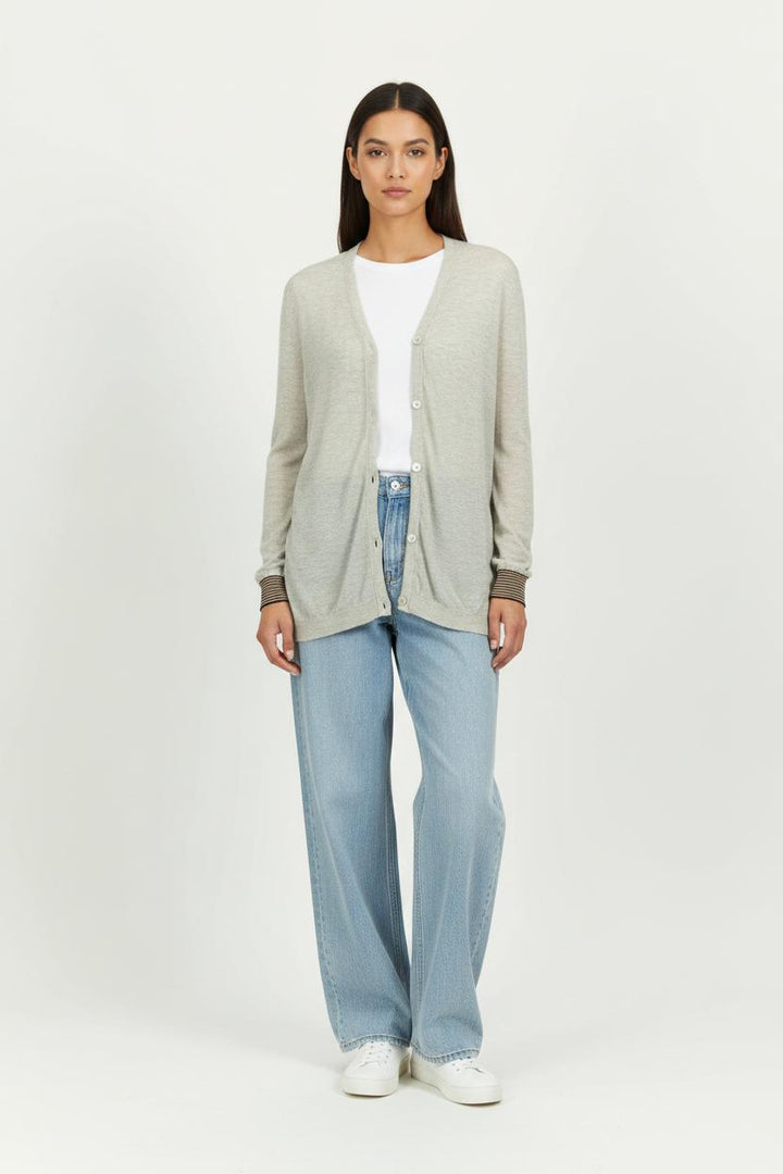Cardigan Gris - Taille M/38 de la marque Bellerose | PARAD27888 - Vendu par Paradigme - Image 1