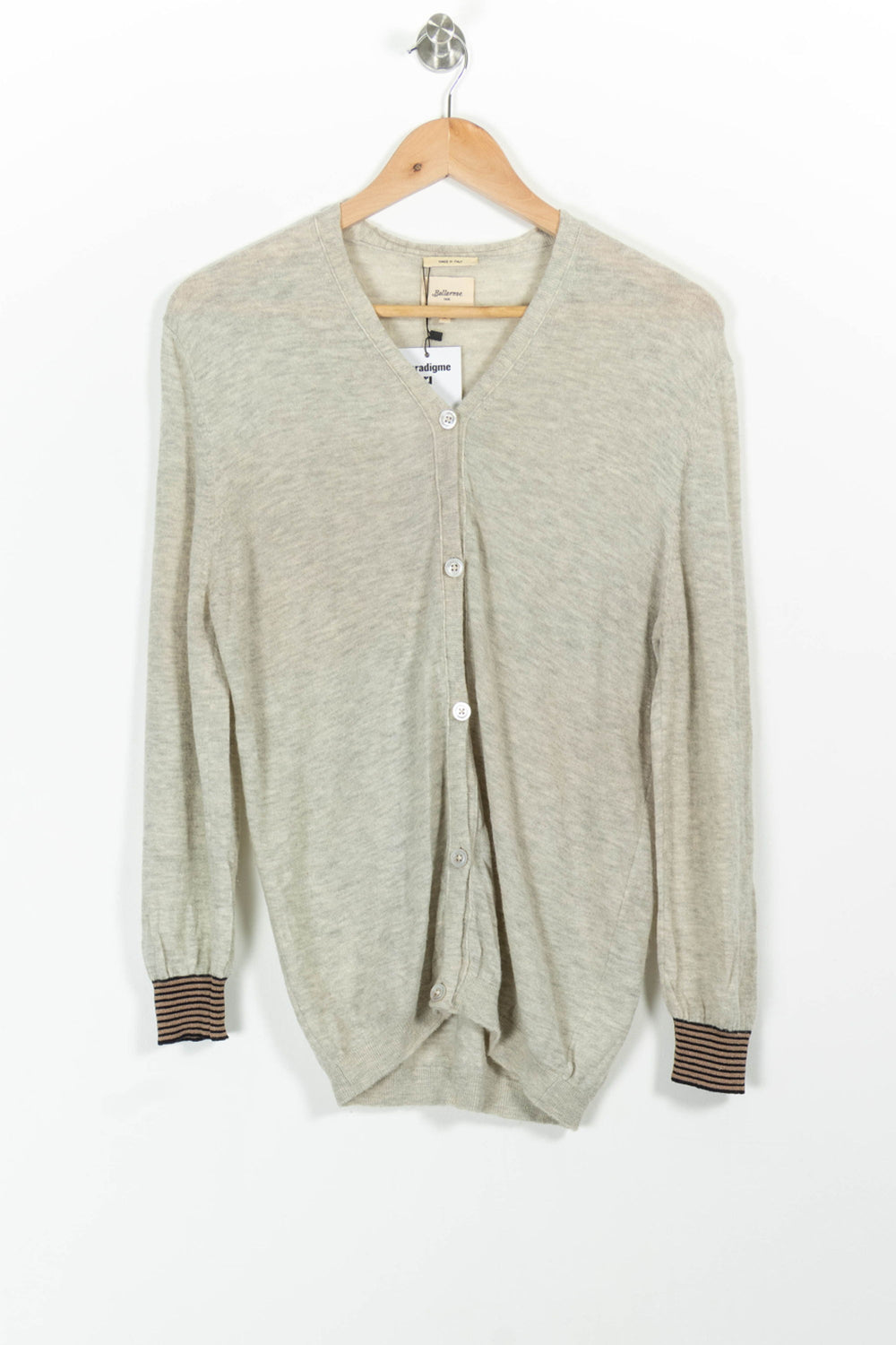 Cardigan Gris - Taille M/38 de la marque Bellerose | PARAD27888 - Vendu par Paradigme - Image 2