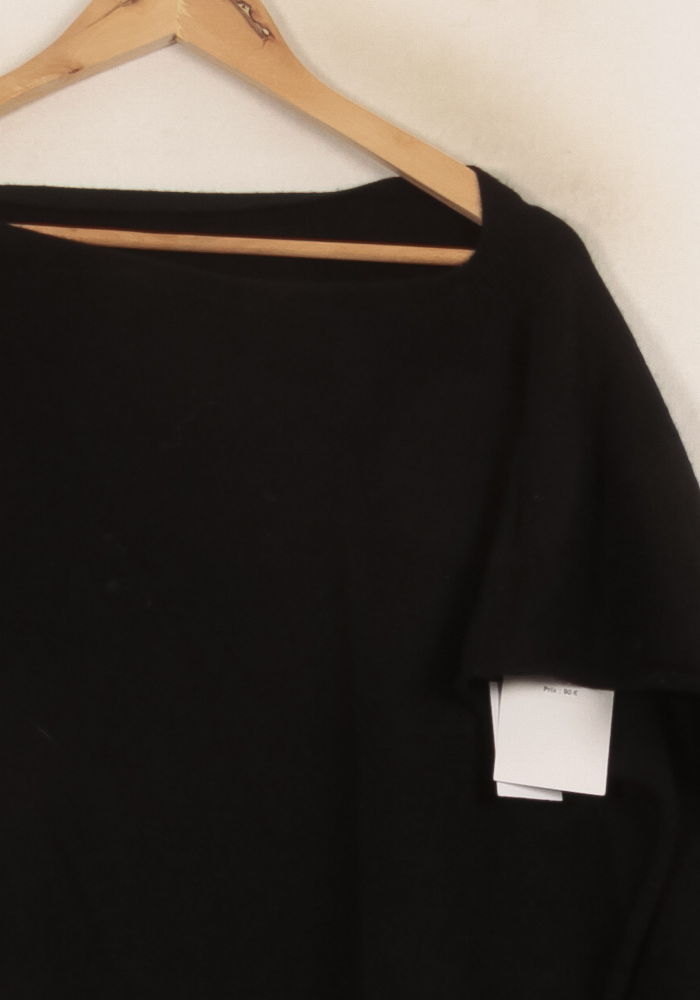 Poncho Noir - Taille T.U. de la marque Eric Bompard | PARAD27892 - Vendu par Paradigme - Image 3