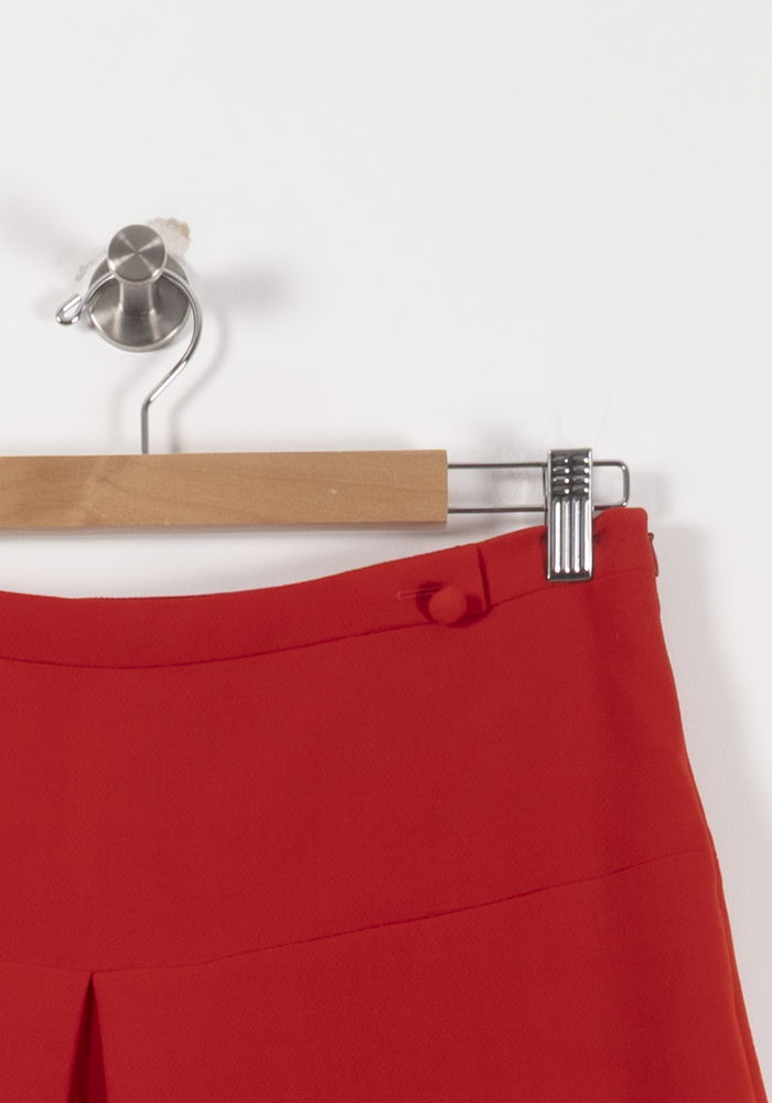 Jupe Plissée Rouge - Taille L/40 de la marque Comptoir des Cotonniers | PARAD27900 - Vendu par Paradigme - Image 3
