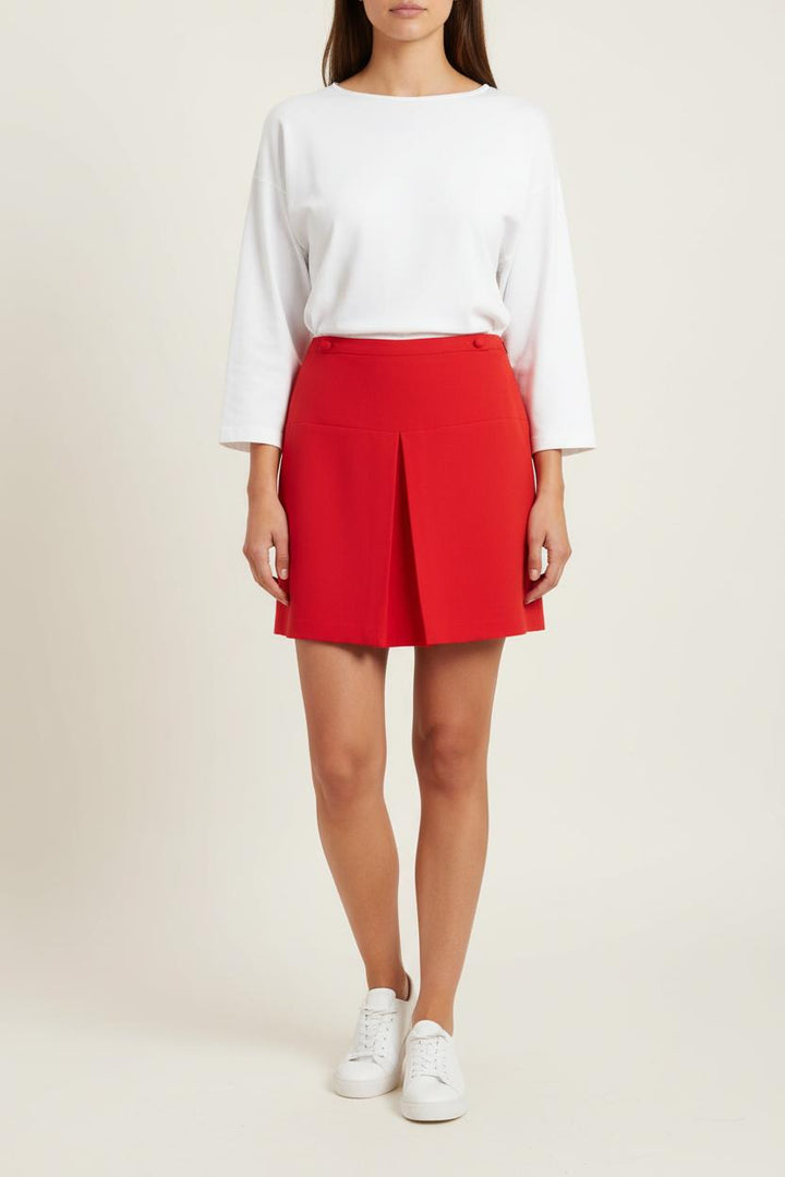 Jupe Plissée Rouge - Taille L/40 de la marque Comptoir des Cotonniers | PARAD27900 - Vendu par Paradigme - Image 1