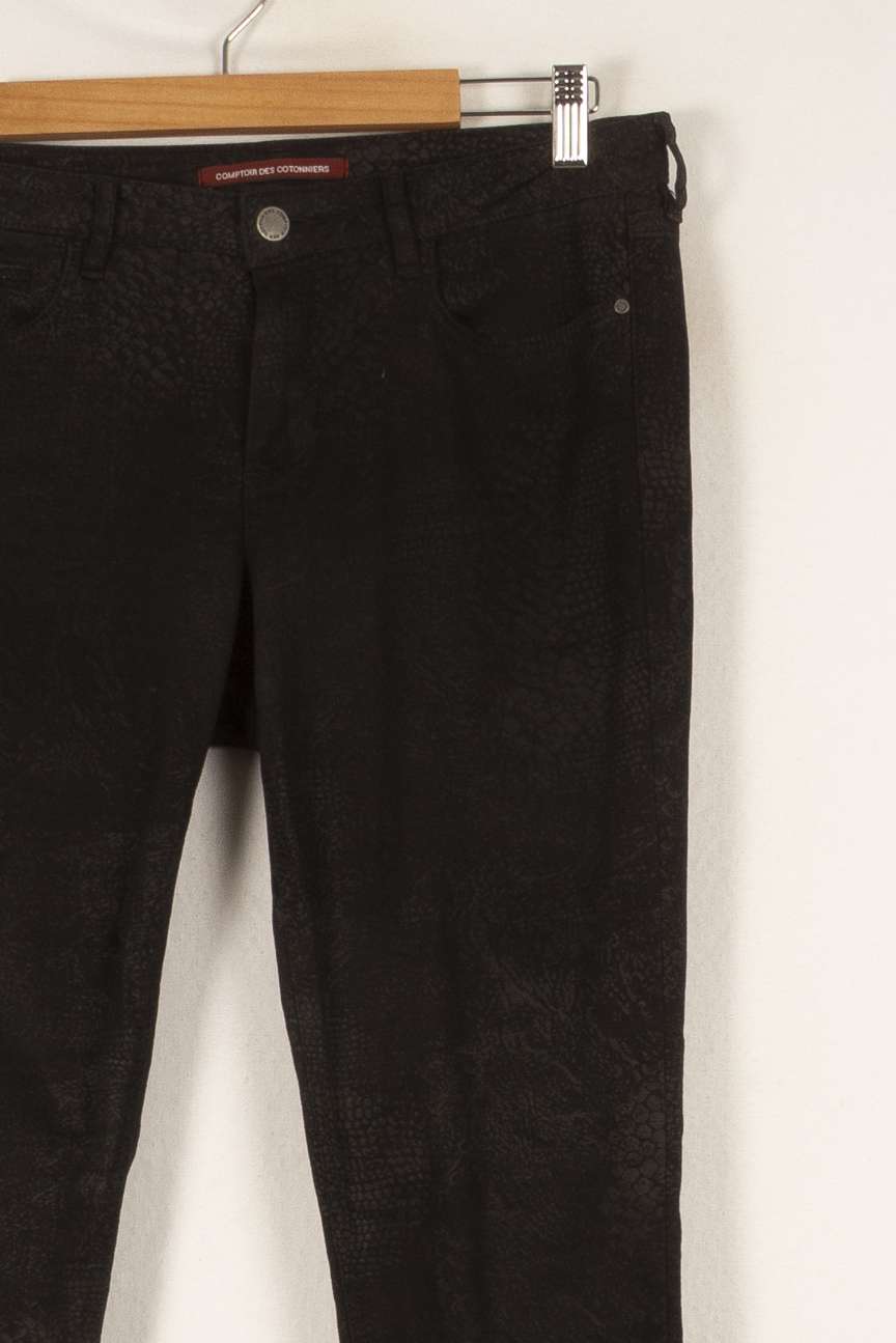 Pantalon Noir de la marque Comptoir des Cotonniers | PARAD27907 - Vendu par Paradigme - Image 2