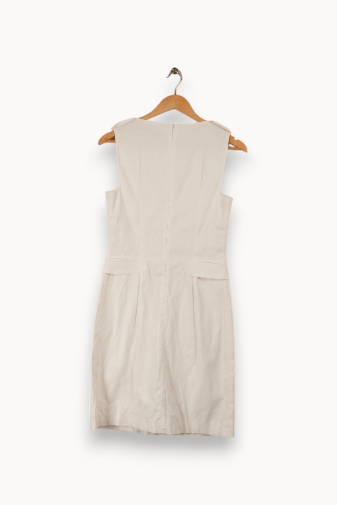 Robe Blanc de la marque Tara Jarmon | PARAD27919 - Vendu par Paradigme - Image 3