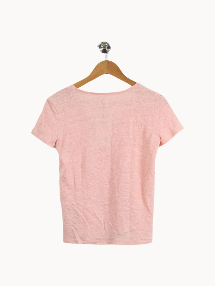 Tee-shirt Rose - Taille XS/34 de la marque Des petits hauts | PARAD27936 - Vendu par Paradigme - Image 4