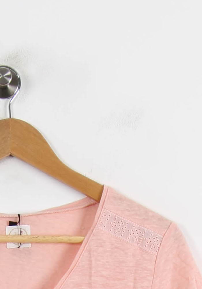 Tee-shirt Rose - Taille XS/34 de la marque Des petits hauts | PARAD27936 - Vendu par Paradigme - Image 3