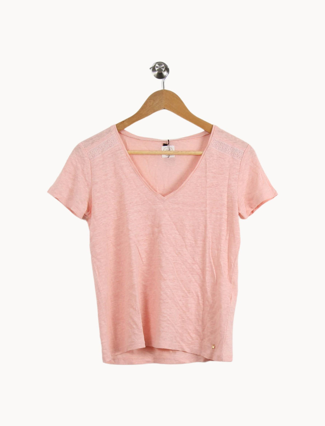 Tee-shirt Rose - Taille XS/34 de la marque Des petits hauts | PARAD27936 - Vendu par Paradigme - Image 2