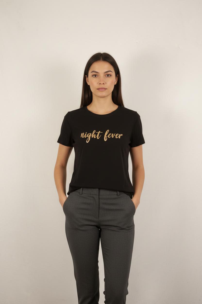 T-shirt Noir - Taille M/38