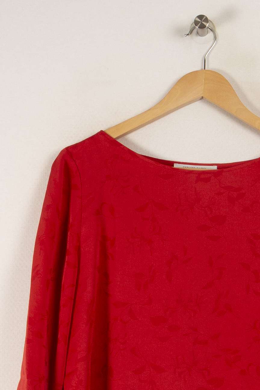 Blouse rouge de la marque Gerard Darel | PARAD27951 - Vendu par Paradigme - Image 1