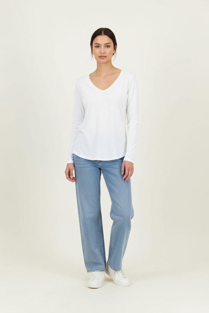 Tee-shirt Manches Longues Blanc - Taille M/38 de la marque Comptoir des Cotonniers | PARAD27953 - Vendu par Paradigme - Image 1