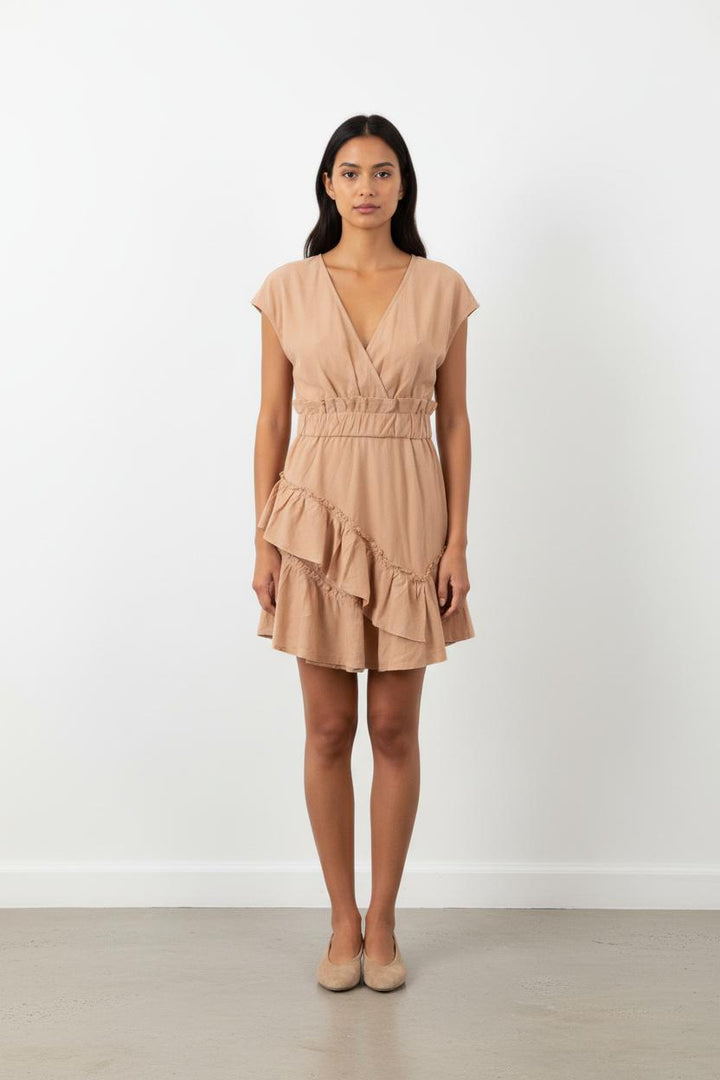 Robe beige - Taille XS/34