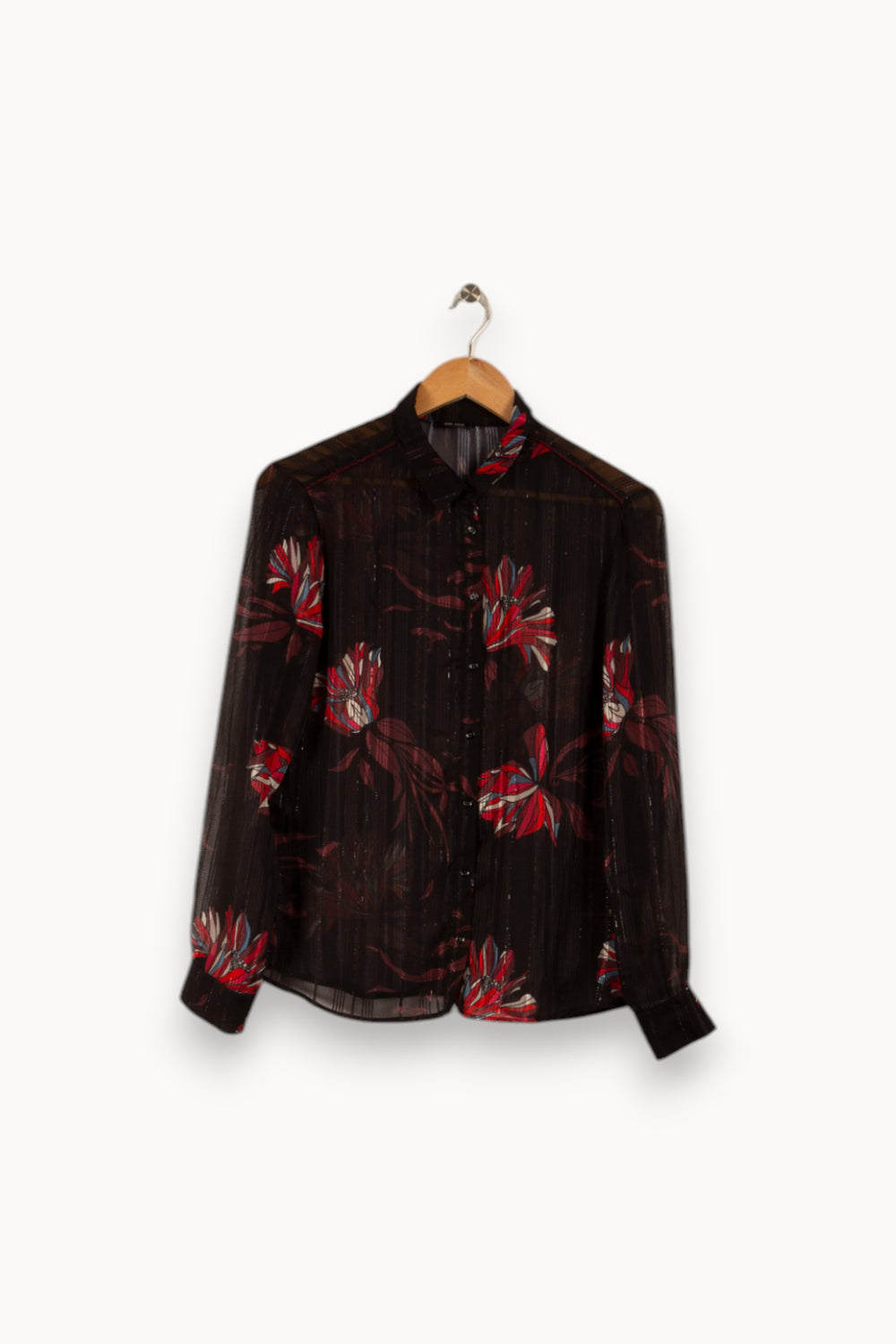 Chemise noire à motifs de la marque One Step | PARAD27980 - Vendu par Paradigme - Image 1