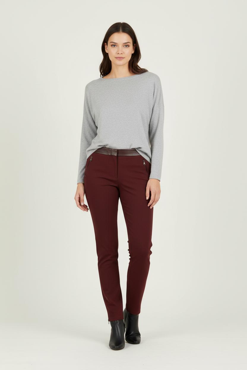 Pantalon Bordeaux - Taille L/40 de la marque ZAPA | PARAD27986 - Vendu par Paradigme - Image 1