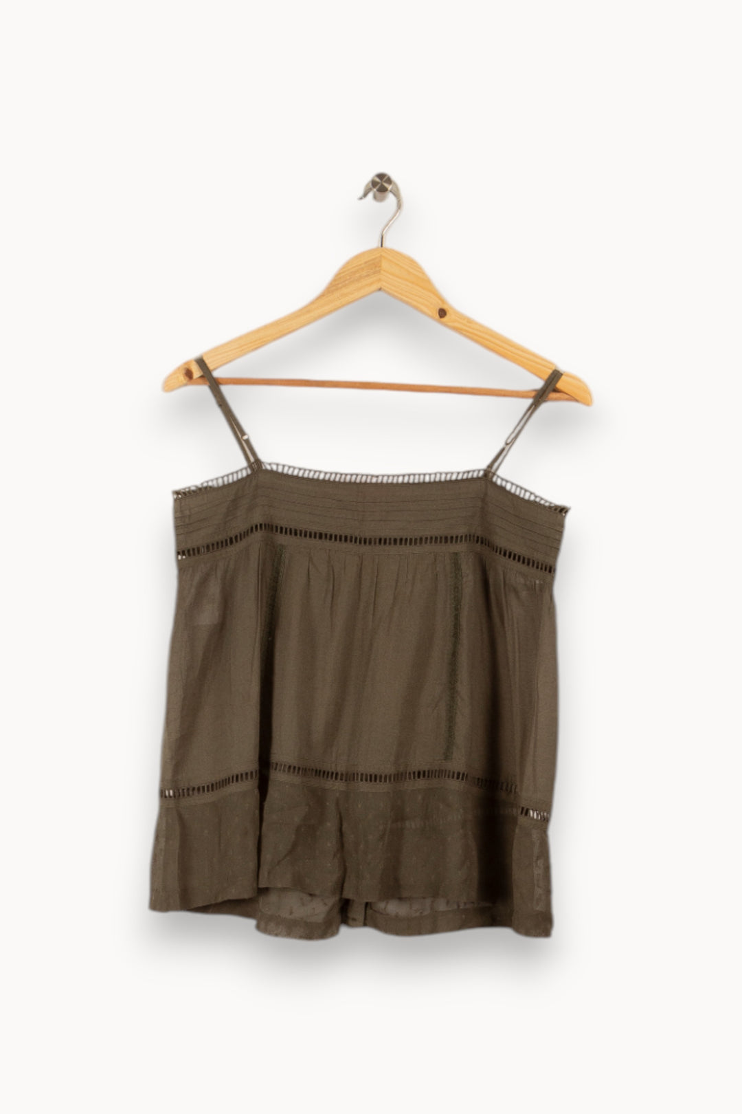 Blouse kaki vert de la marque ba&sh | PARAD28024 - Vendu par Paradigme - Image 3