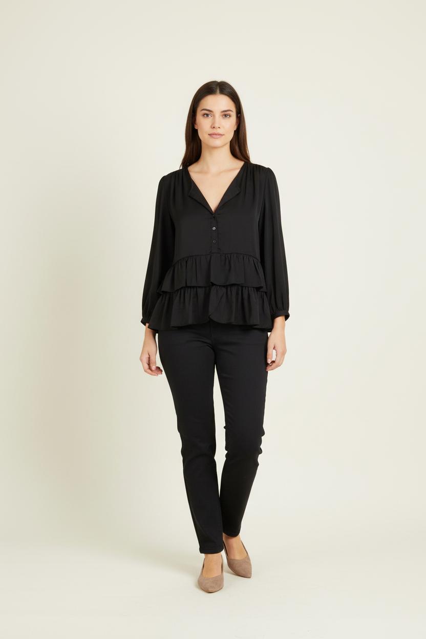 Blouse Noir - Taille M/38