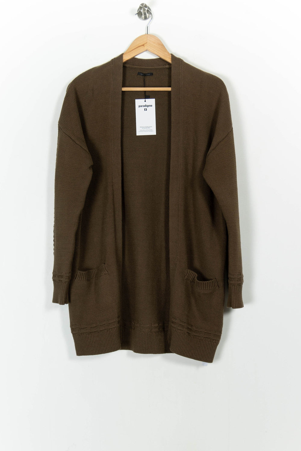 Cardigan Marron - Taille S/36 de la marque IKKS | PARAD28046 - Vendu par Paradigme - Image 2