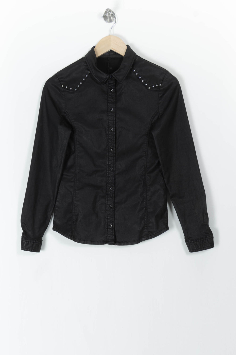Chemise Noire - Taille XS/34 de la marque IKKS | PARAD28051 - Vendu par Paradigme - Image 2