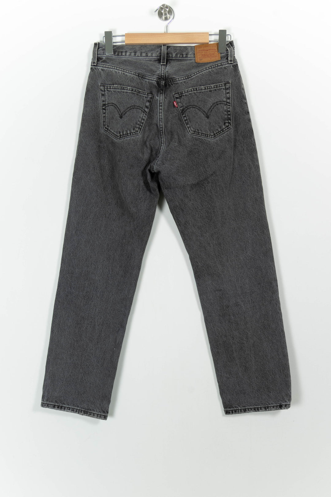 Jean Droit Gris - Taille M/38 de la marque Levi's | PARAD28052 - Vendu par Paradigme - Image 4
