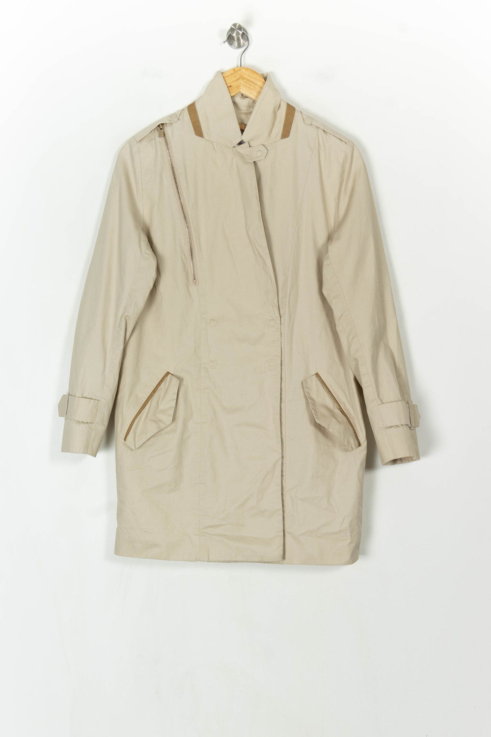 Trench Beige - Taille S/36 de la marque IKKS | PARAD28181 - Vendu par Paradigme - Image 2