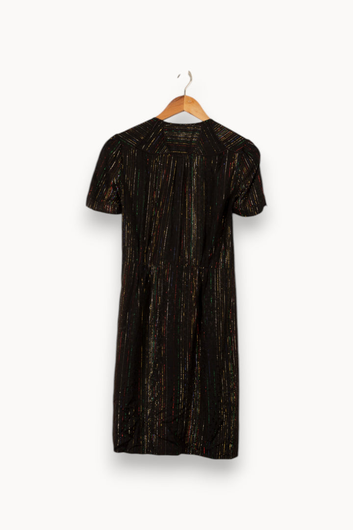 Robe noire brillante de la marque IRO | PARAD28305 - Vendu par Paradigme - Image 3