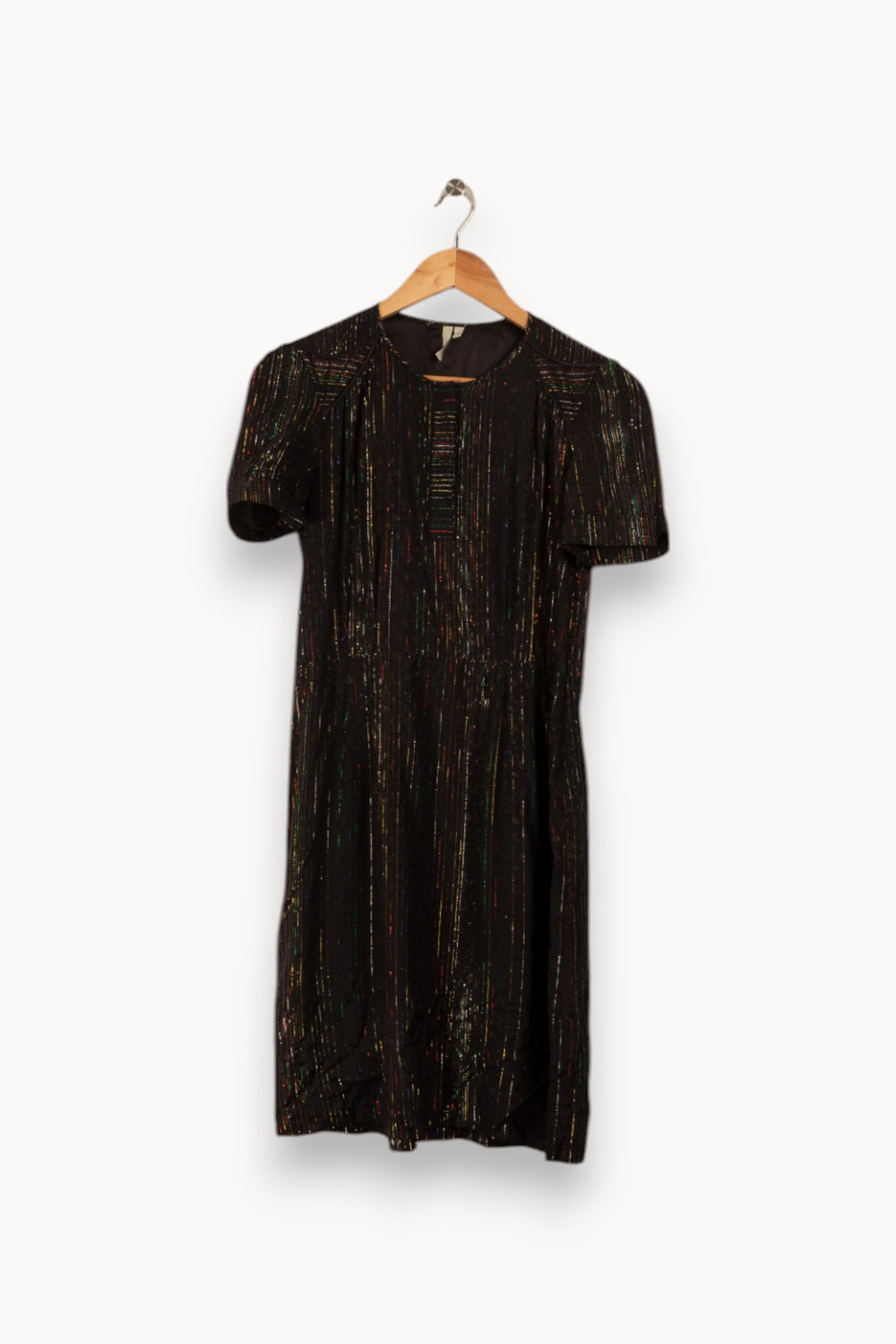 Robe noire brillante de la marque IRO | PARAD28305 - Vendu par Paradigme - Image 1