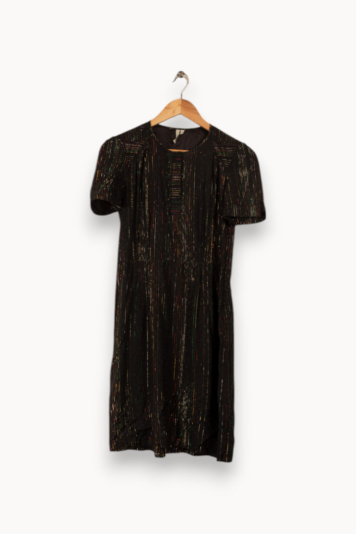 Robe noire brillante de la marque IRO | PARAD28305 - Vendu par Paradigme - Image 1