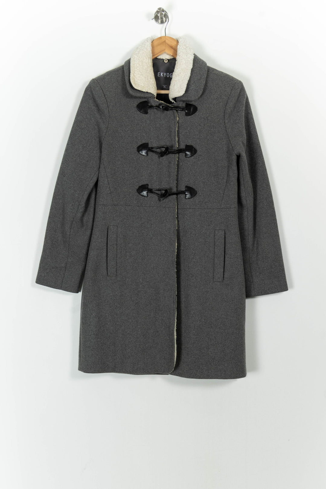 Duffle-coat Gris - Taille S/36 de la marque Ekyog | PARAD28306 - Vendu par Paradigme - Image 2