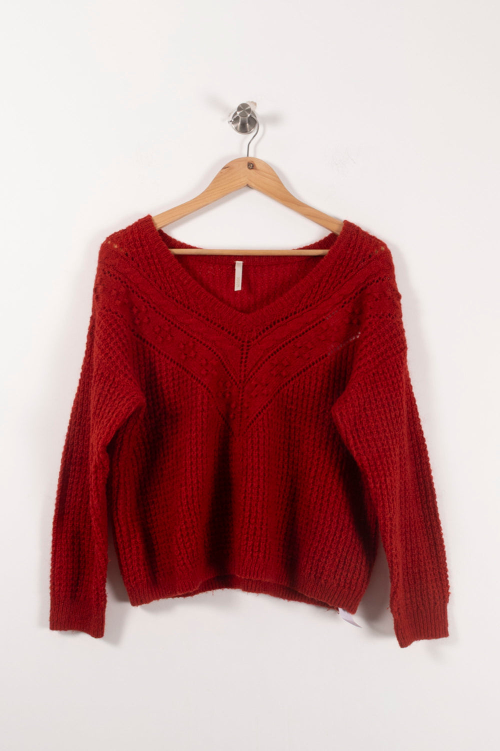 Pull Rouge - Taille S/36 de la marque I.Code | PARAD28326 - Vendu par Paradigme - Image 2