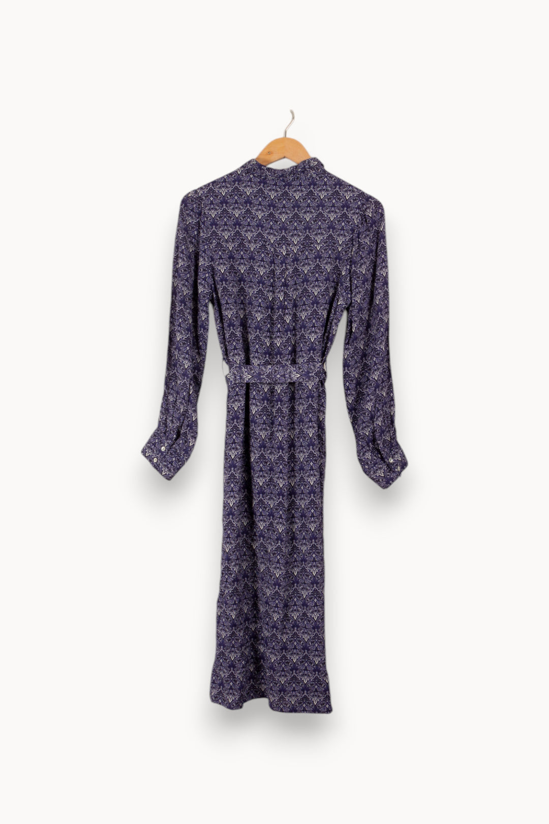 Robe longue bleue à motifs de la marque Bizance | PARAD28327 - Vendu par Paradigme - Image 3