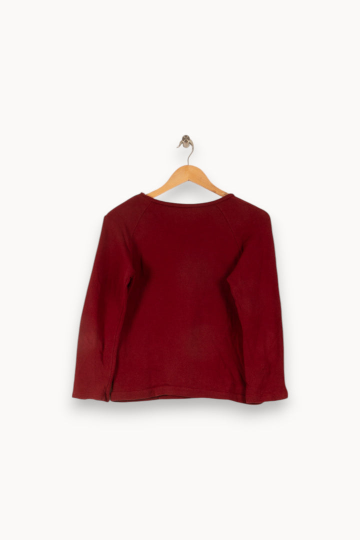 Sweatshirt Bordeaux - Taille S/36 de la marque Claudie Pierlot | PARAD28328 - Vendu par Paradigme - Image 4