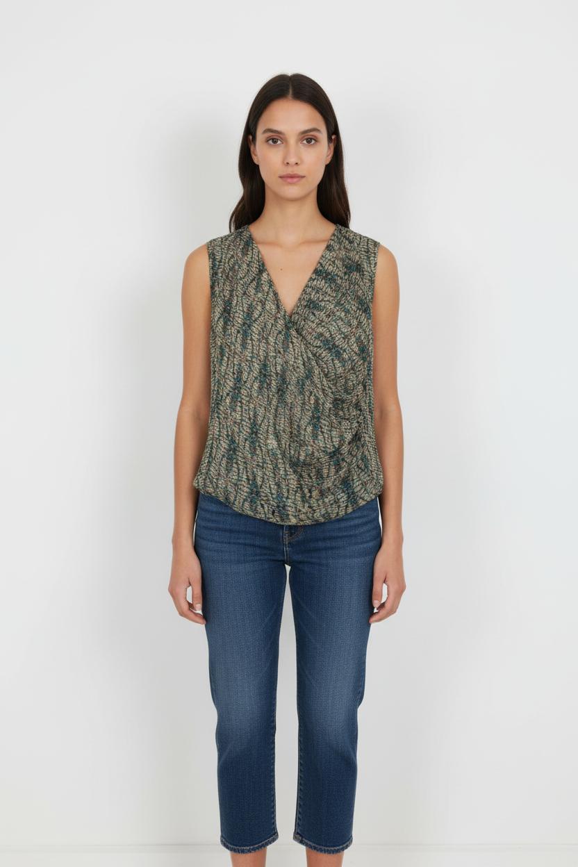 Blouse multicolore - Taille S/36