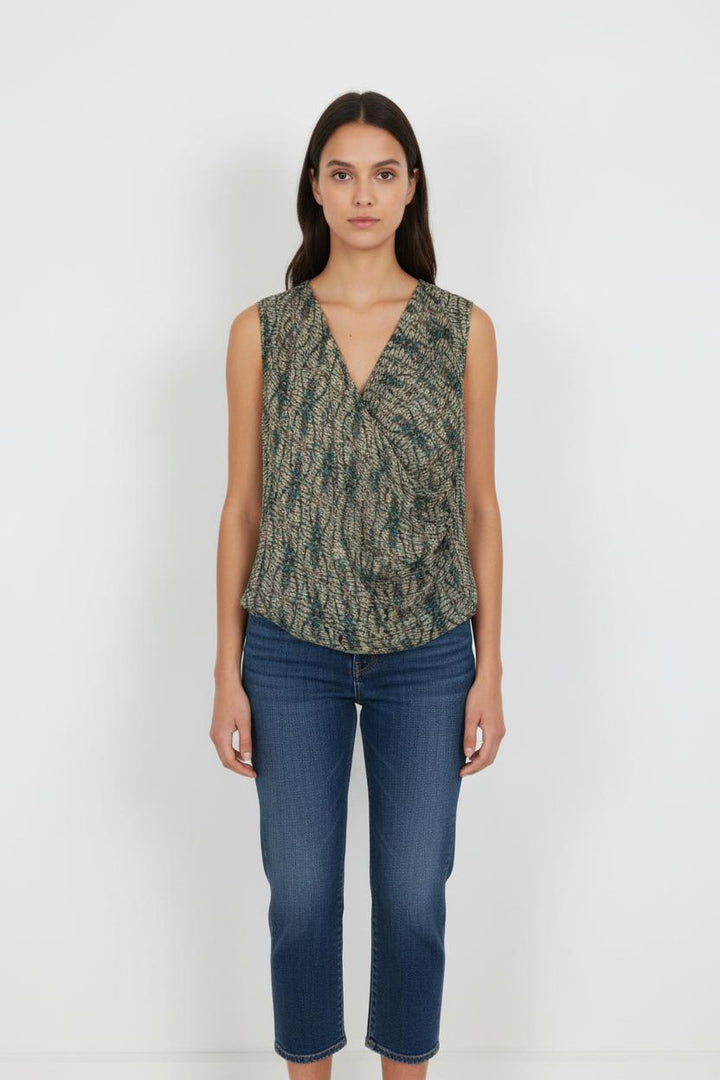 Blouse multicolore - Taille S/36
