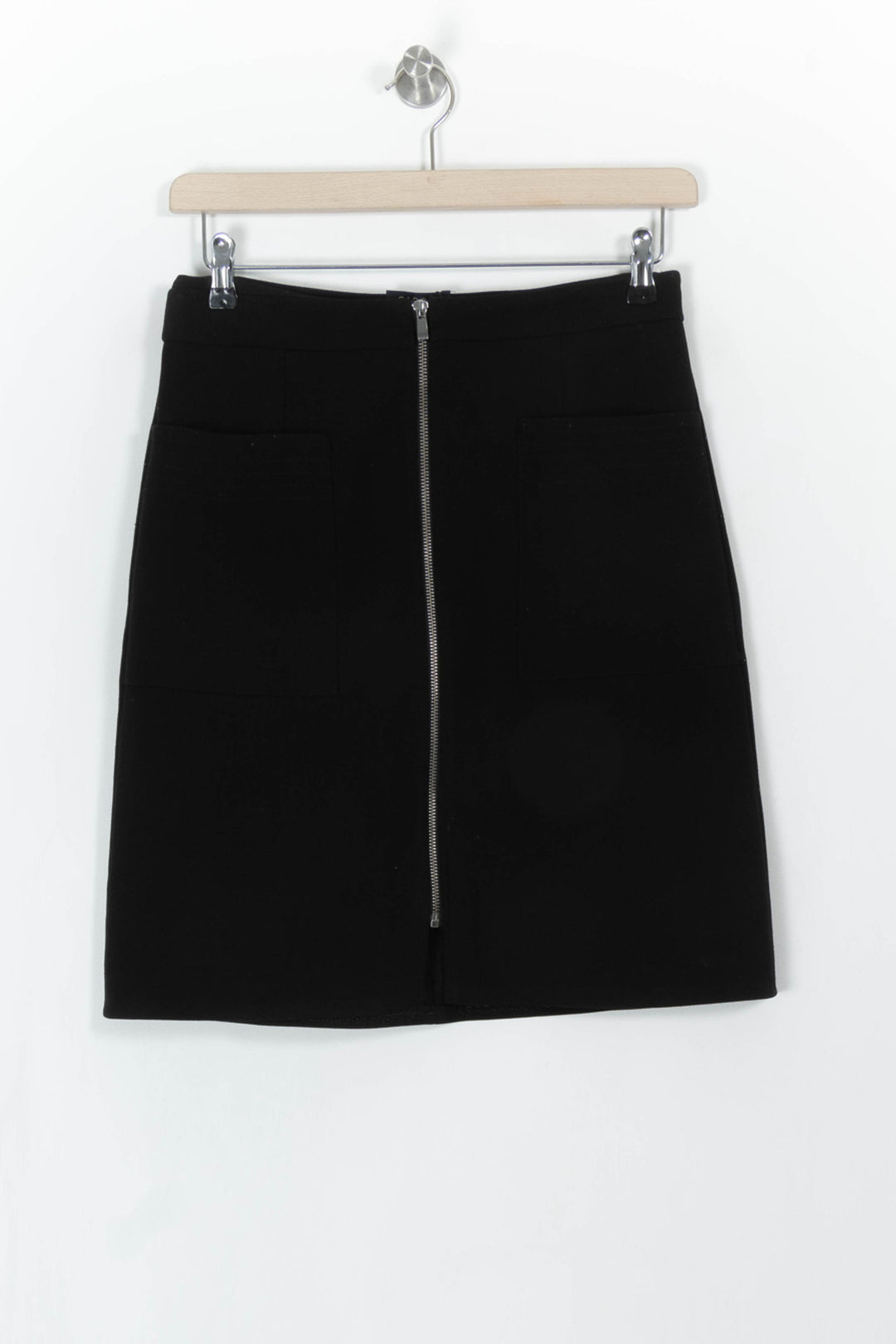 Jupe Courte Noire - Taille L/40 de la marque Caroll | PARAD28340 - Vendu par Paradigme - Image 2
