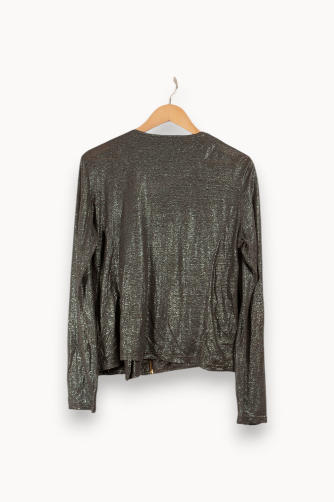 Gilet gris/vert brillant de la marque Marie Sixtine | PARAD28343 - Vendu par Paradigme - Image 3