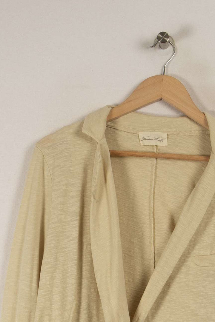 Gilet beige de la marque American Vintage | PARAD28344 - Vendu par Paradigme - Image 2