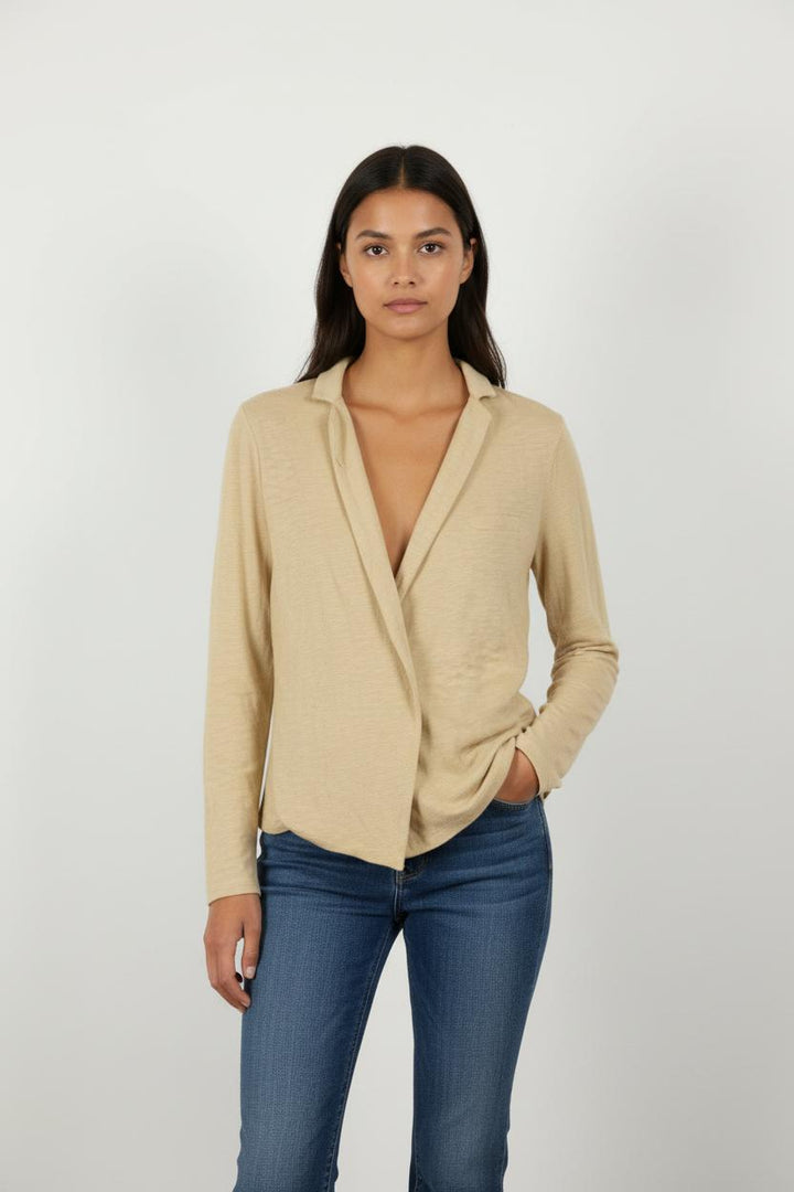 Gilet beige - Taille L/40
