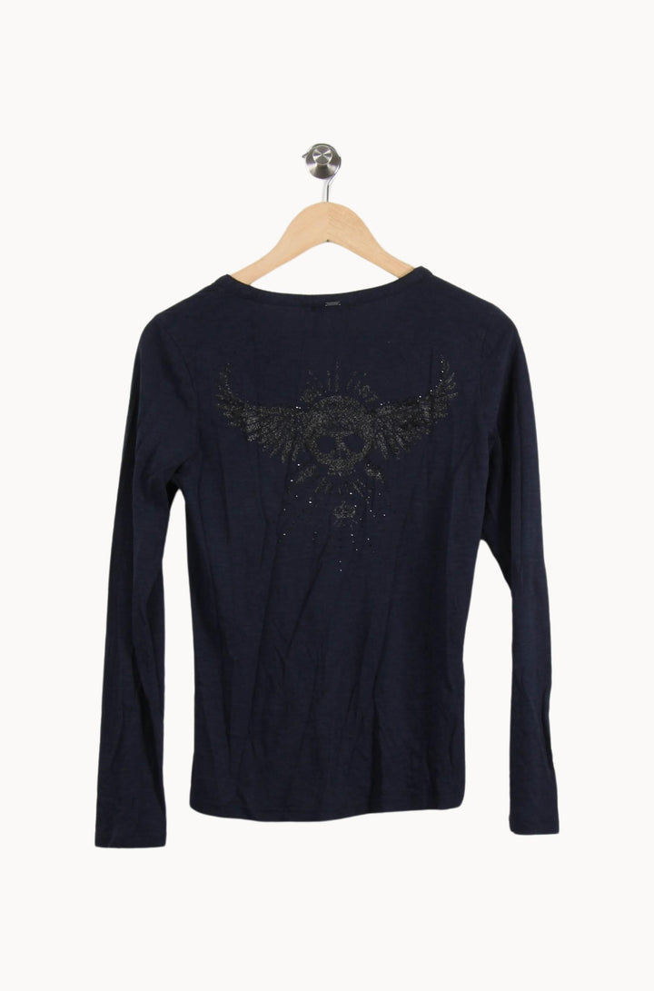 Tunique Bleu - Taille S/36 de la marque IKKS | PARAD28346 - Vendu par Paradigme - Image 4