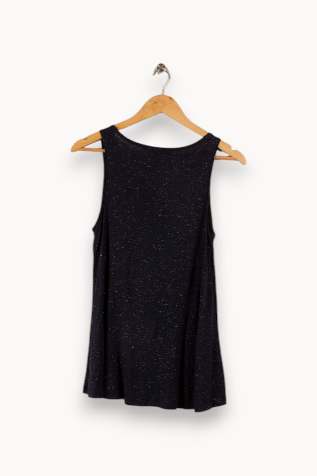 Débardeur bleu foncé brillant de la marque Comptoir des Cotonniers | PARAD28356 - Vendu par Paradigme - Image 2