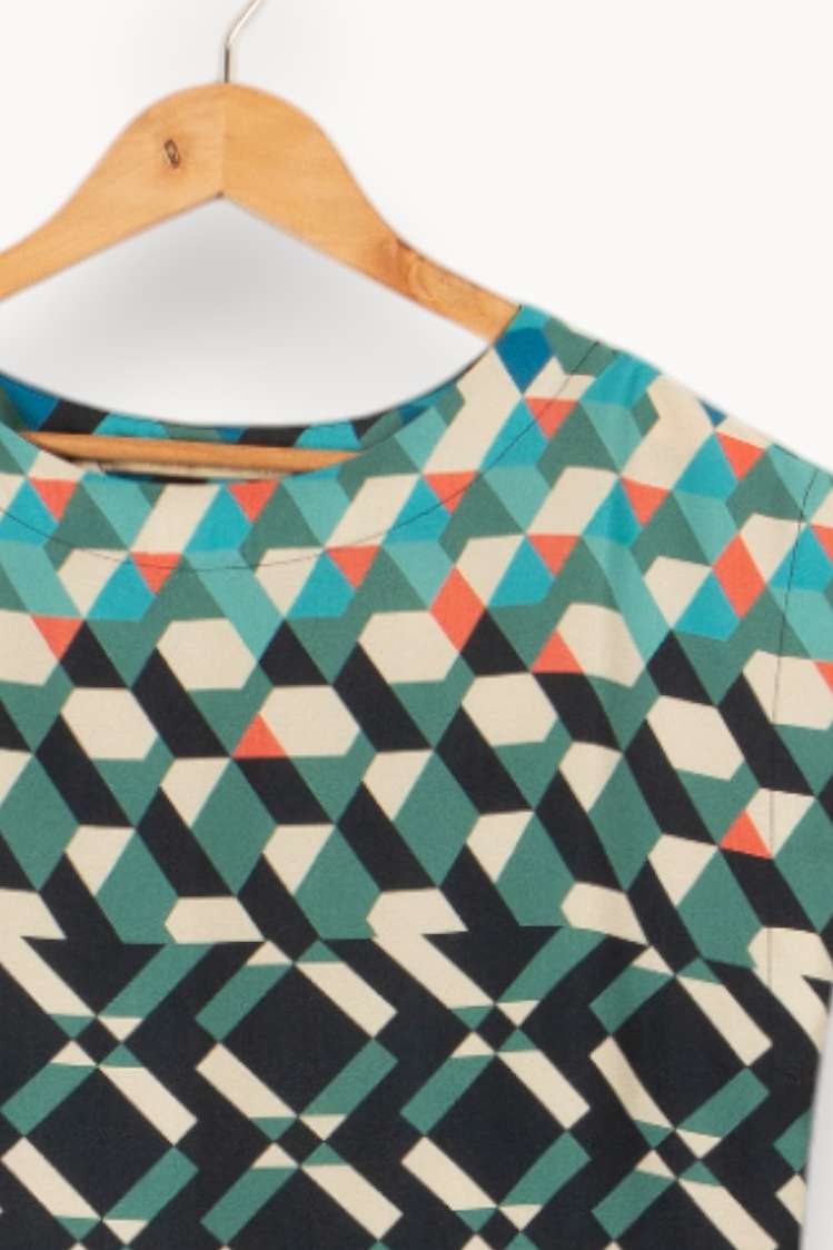 Robe à motifs - Taille M/38