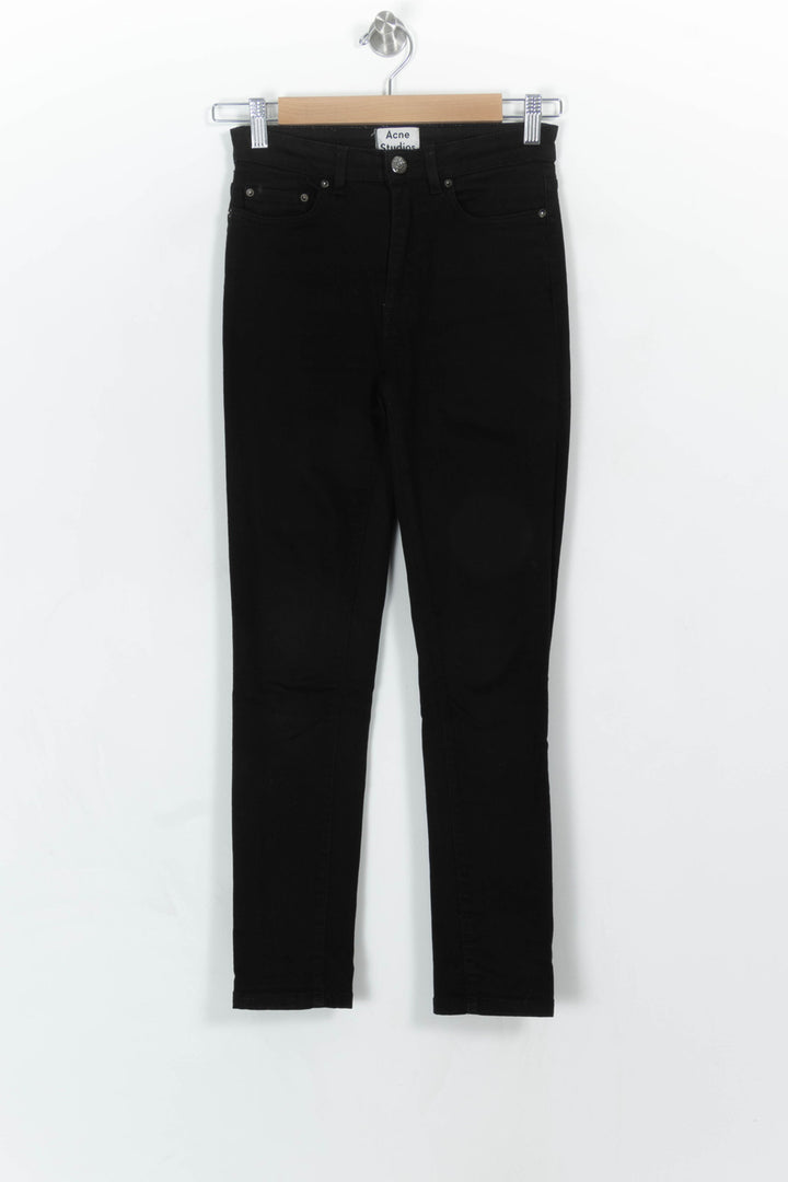 Jean Slim Noir - Taille S/36 de la marque Acne Studios | PARAD28364 - Vendu par Paradigme - Image 2