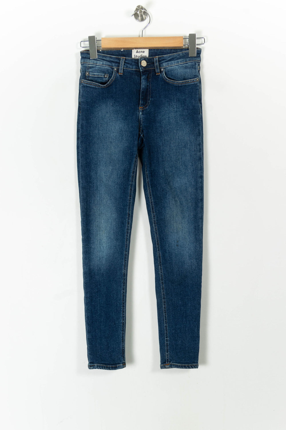Jean Slim Bleu - Taille XS/34 de la marque Acne Studios | PARAD28365 - Vendu par Paradigme - Image 2