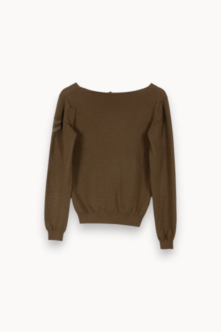 Sweat Vert - Taille S/36 de la marque IKKS | PARAD28370 - Vendu par Paradigme - Image 4