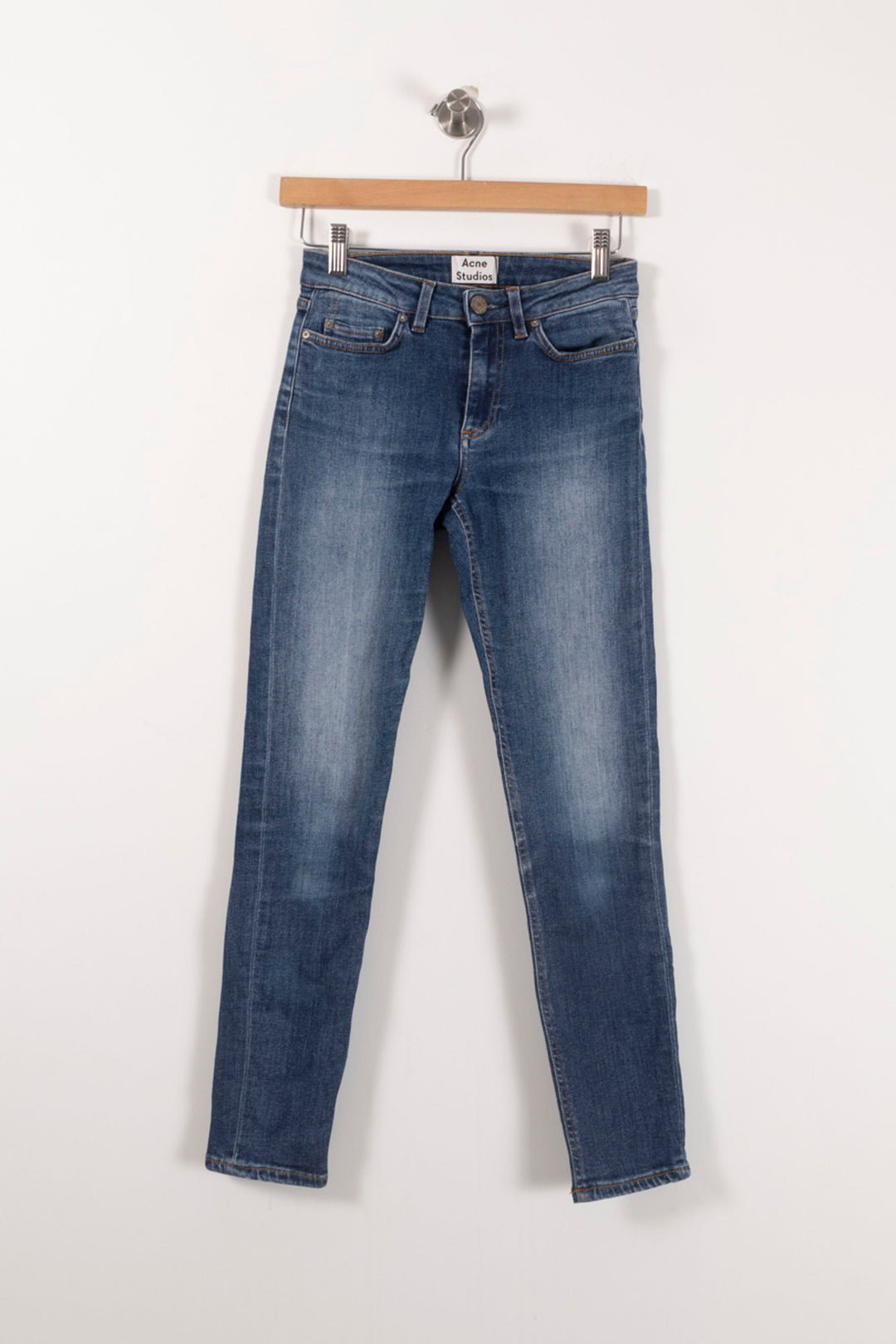 Jean Slim Bleu - Taille XS/34 de la marque Acne Studios | PARAD28376 - Vendu par Paradigme - Image 2