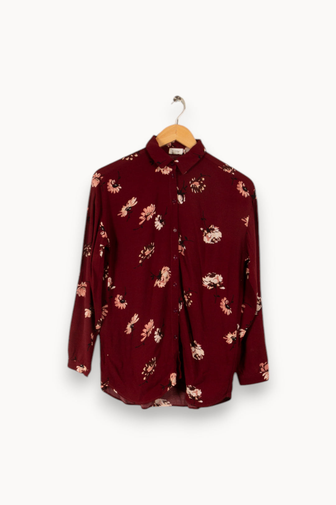 Chemise bordeaux à motifs - Taille S/36